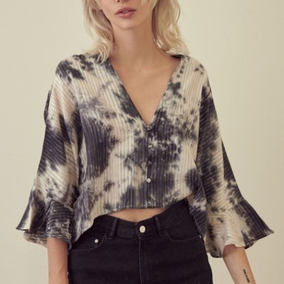 Tie Dye Crop Top - Picture 1 of 4